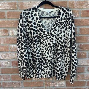 Equipment Leopard Sweater